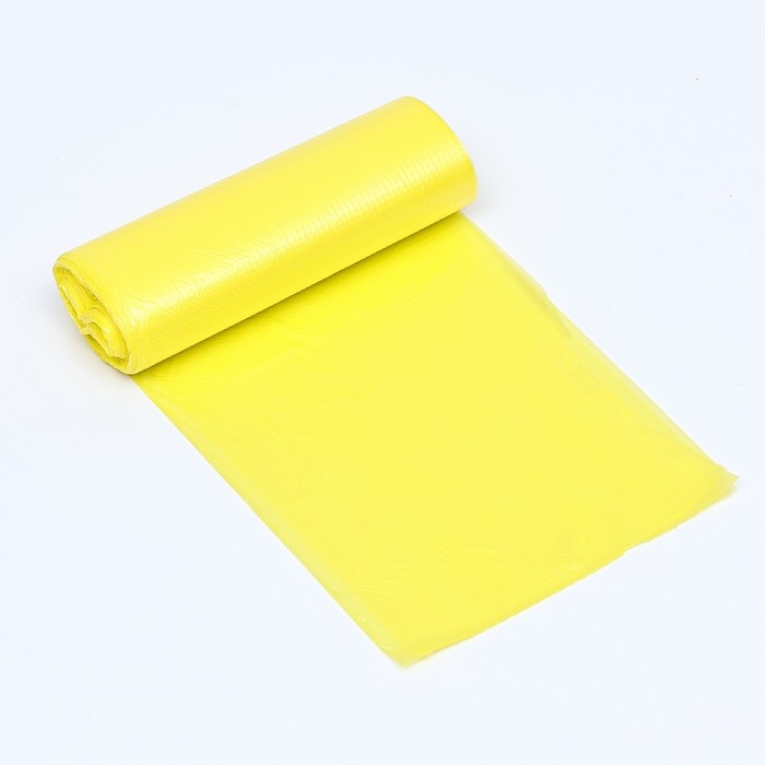 Мешки для мусора в рулоне ароматизированные  Мешки для мусора в рулоне ароматизированные "UpakLand" 30 л, лимон ПНД, толщина 7 мкм, 20 шт