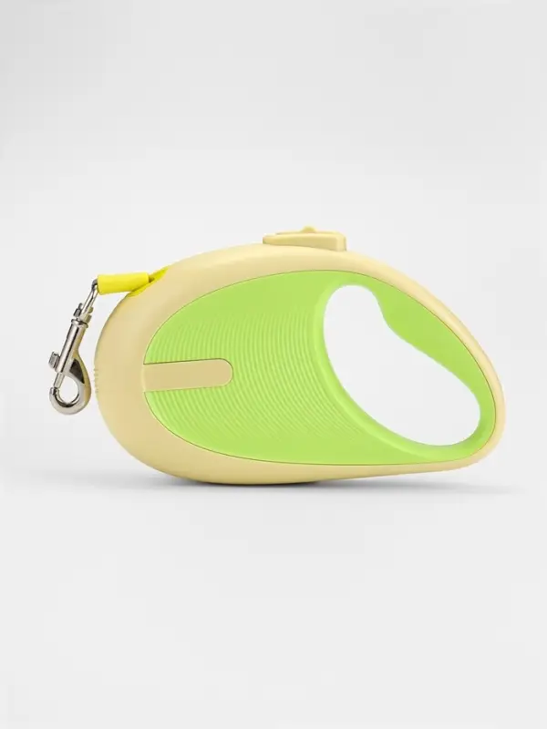 Рулетка - поводок для собак, лента 3 метра, зелёная