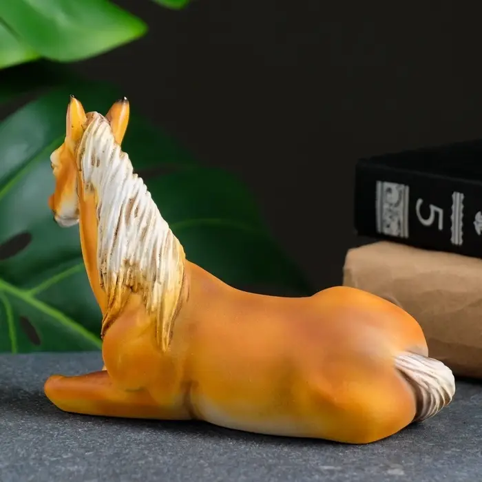 Фигурка полистоун &laquo;Лошадь&raquo;, рыжий, 14&times;8&times;10 см