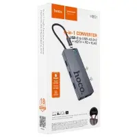 HUB Type-C 6 в1 (3 USB3.0 +HDMI +USB-C PD + SD/TF) Baseus black WKQX050001