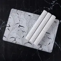 Салфетки сервировочные на стол &laquo;Мираж&raquo;, 4 шт., 30&times;45 см, белые