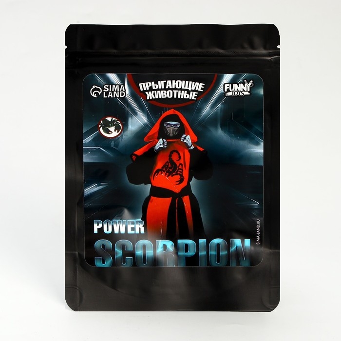 Прыгающие животные Power scorpion, скорпион, в пакете Прыгающие животные Power scorpion, скорпион, в пакете