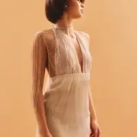 Бодичейн через плечо &laquo;Цепочка&raquo;, серебристый