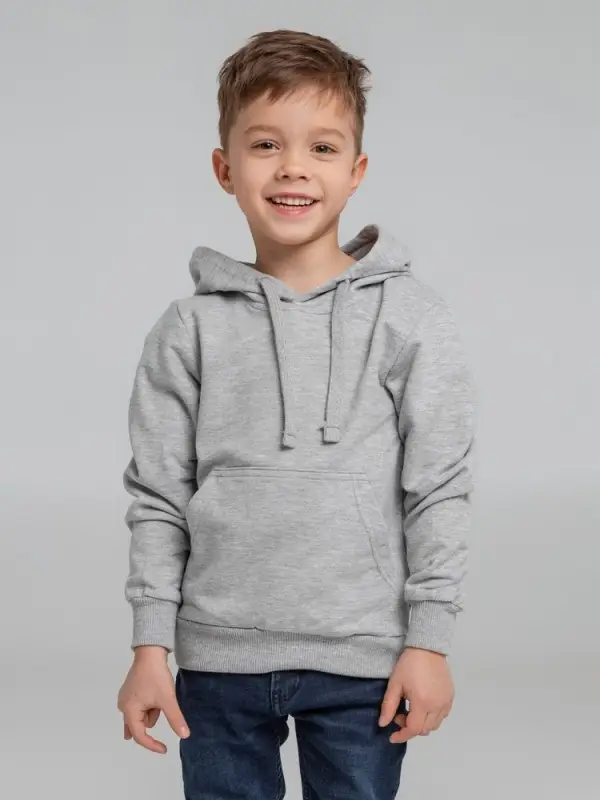 Худи детское Kirenga Kids 2.0, серый меланж, 6 лет