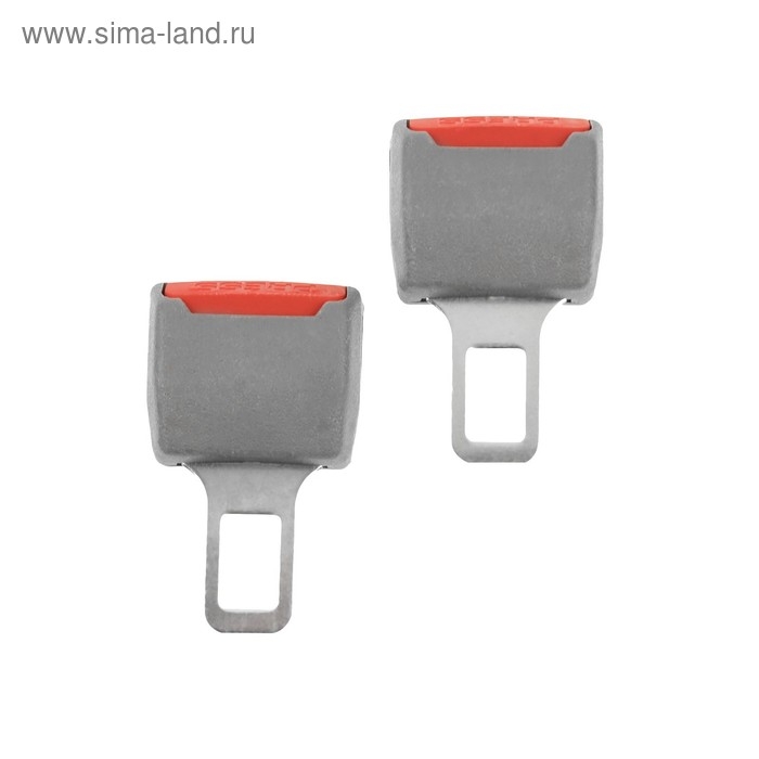 Заглушка ремня безопасности, серый, набор 2 шт