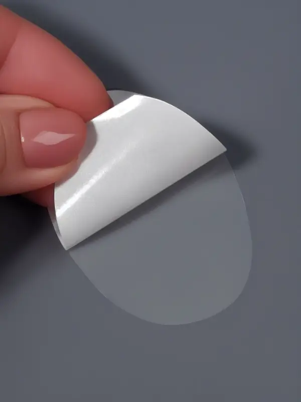 Пластырь для ног, набор - 6 шт., на клеевой основе, прозрачный