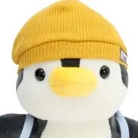 Мягкая игрушка &laquo;Пингвин&raquo; с рюкзаком, в жёлтой шапке, 22 см