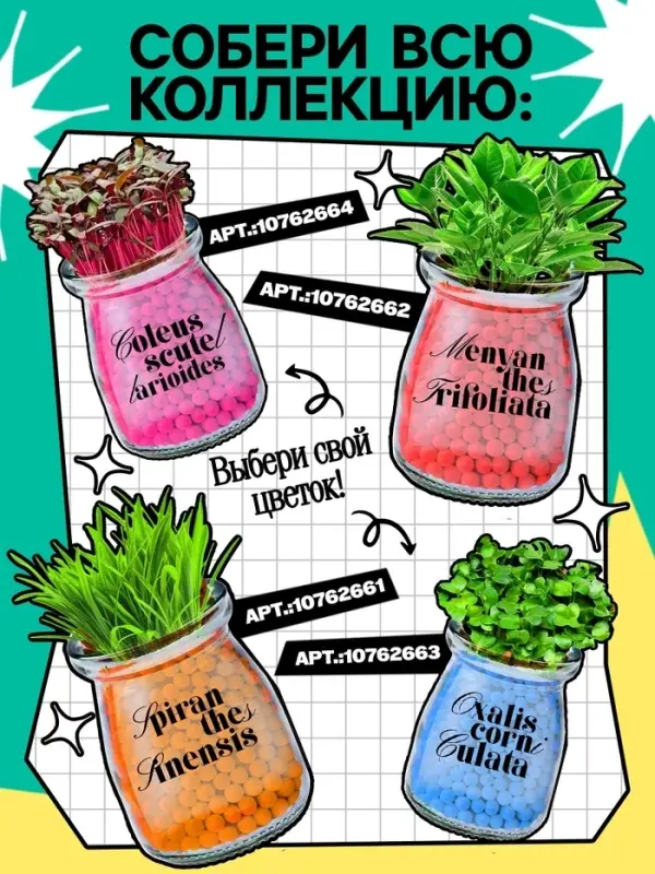 Набор для опытов &laquo;Выращиваем травку&raquo;, своими руками, зеленый