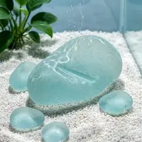 Декоративные камни для аквариума, 500 г, стекло