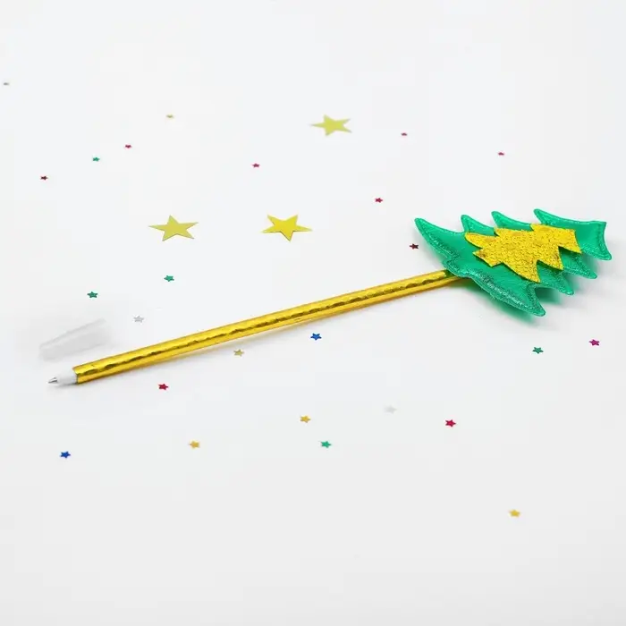 Ручка-прикол Calligrata &laquo;Ёлка&raquo;, синий стержень, шариковая