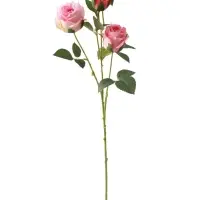 Цветы искусственные &laquo;Роза Августина галант&raquo;, d=6 см, h=55 см, светло-розовые
