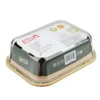 VETTA Контейнер для продуктов 1000мл, крышка бамбук, жаропрочное стекло