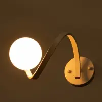 Бра настенный BayerLux Nadine, 1&times;10 Вт, GU10, белый, 37&times;16&times;32 см