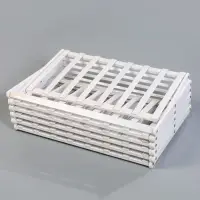 Стеллаж универсальный, 6 полок, 50&times;25&times;110 см, напольный, открытый, белый, Greengo