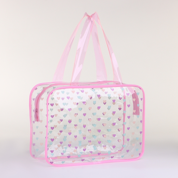 Косметичка на молнии, цвет розовый Косметичка на молнии, цвет розовый