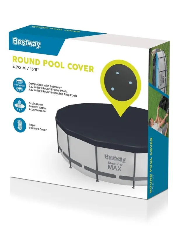 Тент для каркасных бассейнов, d=457 см, 58038 Bestway