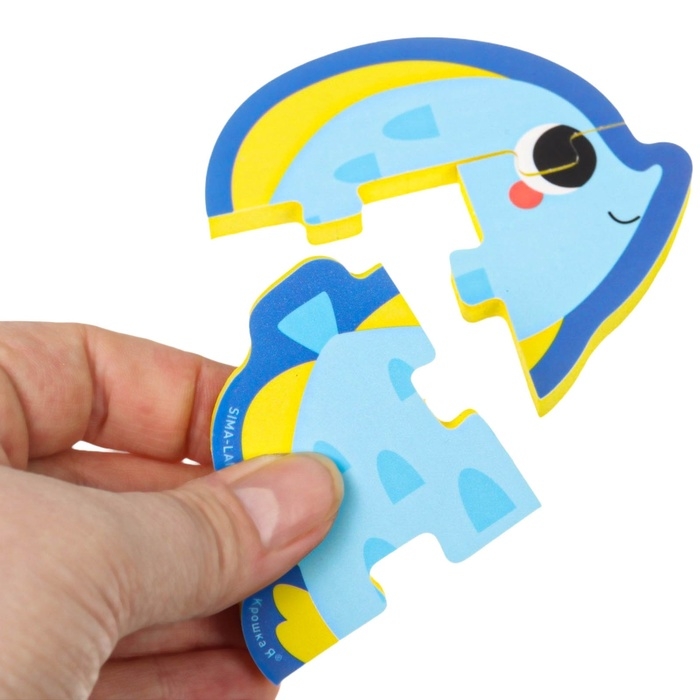 Мягкий пазл для малышей &laquo;Морские друзья&raquo;, 5 пазлов, Крошка Я