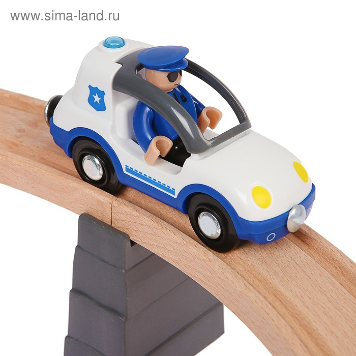 Железная дорога "Путешествие на море", поезд на батарейках, 92 элемента