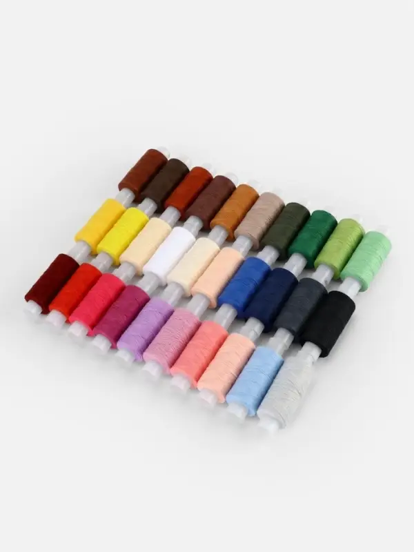 Нитки 40ЛШ, 200 м, набор 30 шт., разноцветные