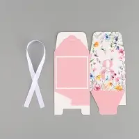 Коробка подарочная складная, упаковка, &laquo;С 8 Марта, нежные цветы&raquo;, 12&times;12&times;12 см