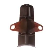 Угол наружный (внешний) «Деконика», с крепежом для плинтуса, 85 мм, 303 венге темный