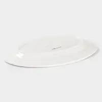 Блюдо сервировочное Доляна White Label, 32.8&times;20&times;2.5 см, фарфор, овальное, белое