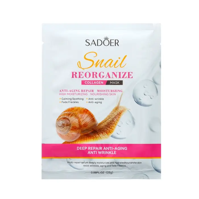 Тканевая маска для лица с экстрактом муцина улитки, увлажняющая Тканевая маска для лица с экстрактом муцина улитки, увлажняющая