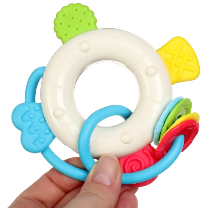 Погремушка «Сладости: Пончик», цвет МИКС, Крошка Я Погремушка «Сладости: Пончик», цвет МИКС, Крошка Я