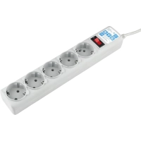 Сетевой фильтр Power Cube B 1.9 м 5 розеток (серый) 10А/2,2кВт(SPG-B-6)