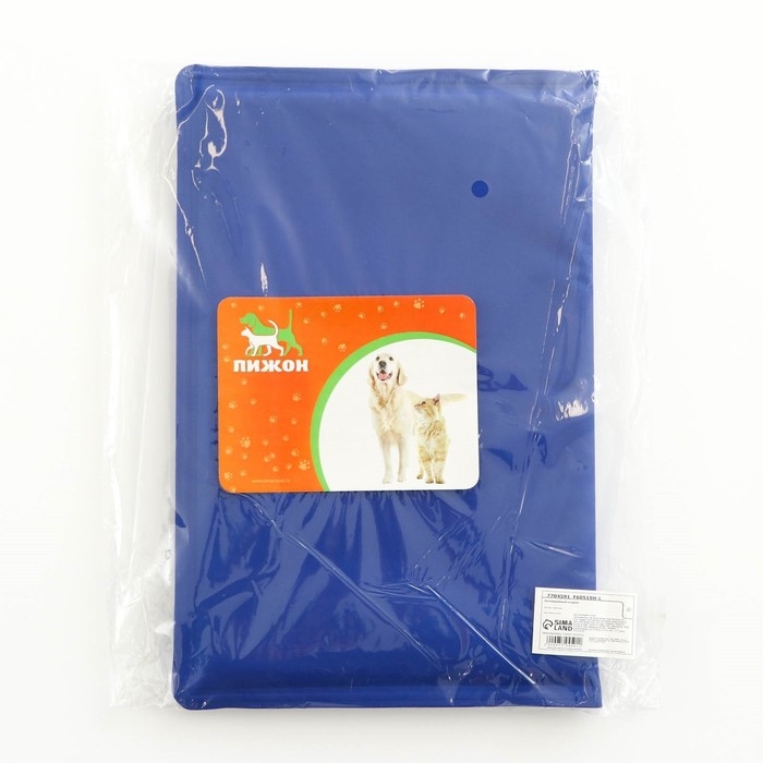 Коврик охлаждающий (гель), 40 х 30 см, синий Коврик охлаждающий (гель), 40 х 30 см, синий