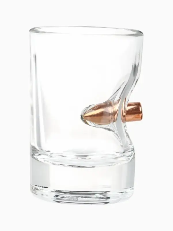 Стопки непробиваемые с пулей &laquo;С 23 февраля&raquo;, набор 2 шт., 50 мл