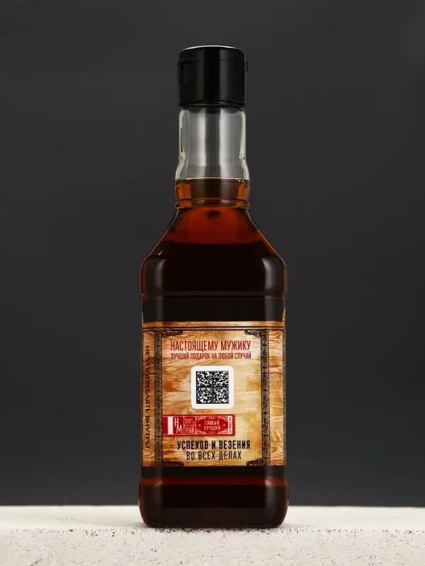 Гель для душа виски &laquo;На удачу&raquo;, 500 мл, с древесным ароматом, Чистое счастье