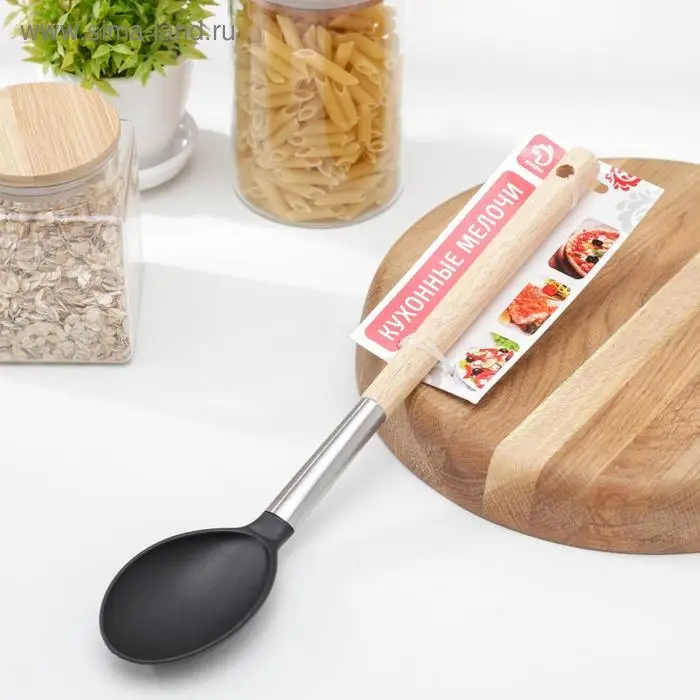 Ложка гарнирная Доляна «Древо», 35 см Ложка гарнирная Доляна «Древо», 35 см