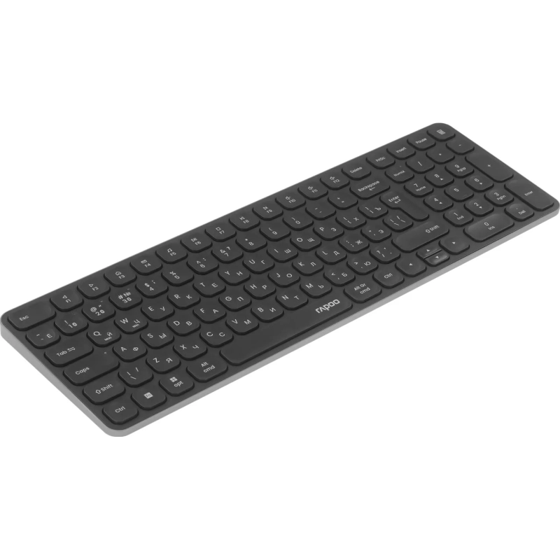 Набор клавиатура+мышь RAPOO беспроводная 9350S, цв. Dark Grey