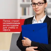 Папка А4, 4 отделения, 400 мкм, ErichKrause Matt Classic, на кнопке, тиснение &laquo;песок&raquo;, МИКС