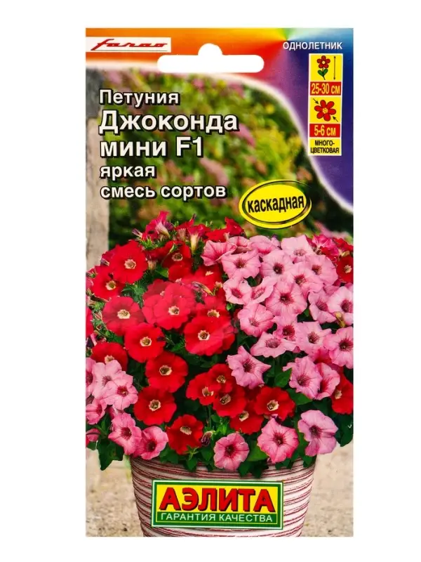 Семена цветов Петуния Джоконда мини F1 яркая, смесь сортов (драже) С. Farao, Ц/П,5 шт. Семена цветов Петуния Джоконда мини F1 яркая, смесь сортов (драже) С. Farao, Ц/П,5 шт.