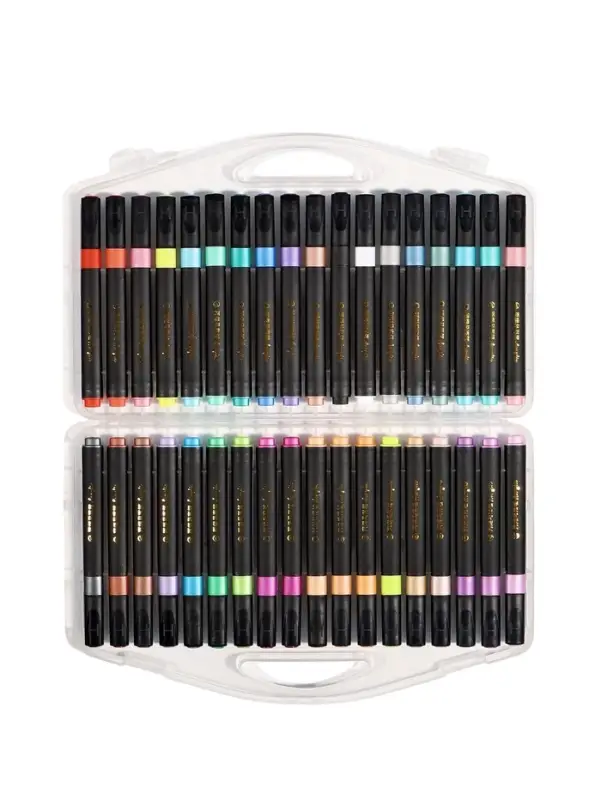 Набор маркеров акриловых, 36 цветов, в пластиковом пенале