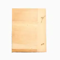 Записная книжка плетёная, 48 листов, 17&times;22&times;2 см, зелёная