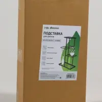 Подставка для цветов Greengo, 4 полки, 43&times;22&times;82 см, напольная, металл, чёрная