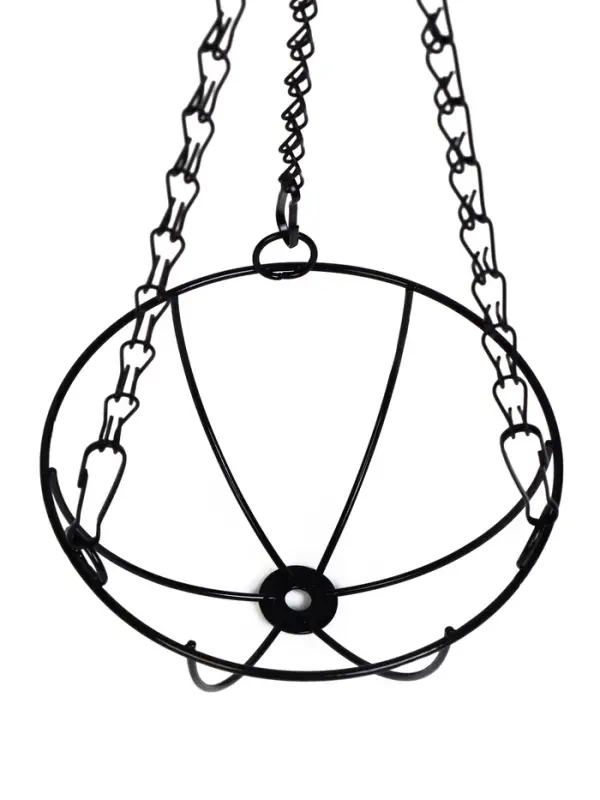 Кашпо подвесное d=15 см, с кокосовым вкладышем Кашпо подвесное d=15 см, с кокосовым вкладышем "Полусфера"