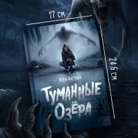 Книга в твёрдом переплёте &laquo;Туманные озёра&raquo;, мистический хоррор, 144 стр.