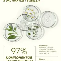 Шампунь для волос, витаминный эликсир, аромат облепихи, 400 мл, Рябина