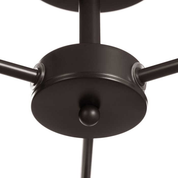 Люстра Люстра "Исла" 3х60Вт Е27 Коричневый 48х48х22см