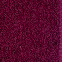 Набор полотенец махровых без бордюр 440 г/м2, 50х90 винный, 5шт