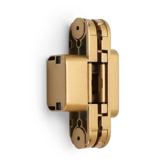 Петля скрытой установки LOCKLAND, 30&times;110 мм, с 3D-регулированием, цвет матовое золото