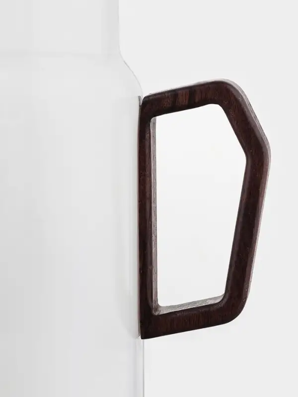 Кувшин &laquo;Акация&raquo;, 1 л, 15&times;10&times;22, деревянная ручка и крышка-сито, стекло, прозрачный