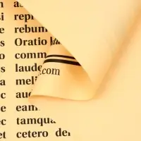 Пленка флористическая "Газета любви" 65мкм, 50х57 &plusmn;1см