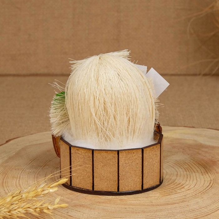 Оберег-домовой Оберег-домовой "Банник малый, с пяточками", 13х13х11 см, микс