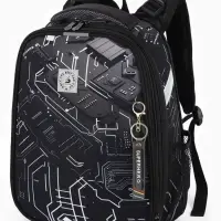 Рюкзак школьный для мальчика &laquo;Плата&raquo;, Stavia, эргономичная спинка, 30&times;16&times;38 см, чёрный