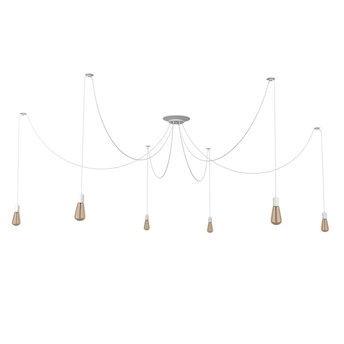 Светильник Светильник "Паук" 6x40Вт E27 белый BayerLux